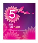 5周年展板