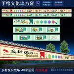 乡村振兴二十字方针 矢量可放大