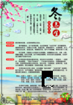 冬季养生 食补  海报 招贴