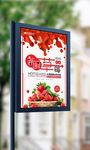 果园采摘新鲜草莓餐饮美食海报