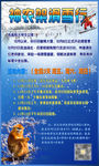 滑雪行滑板雪花大雪纷飞海报