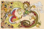 龙凤呈祥插画