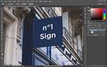 招牌样机店招样机室外效果图
