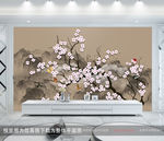 花鸟背景墙