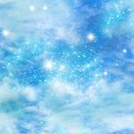 星空蓝天星星云彩吊顶天花板