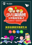 少儿英语班海报彩页宣传单