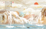 大理石背景墙