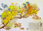 背景墙 玉堂春