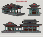 中式古建画舫