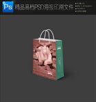 高档大气手绘花朵手提袋图片