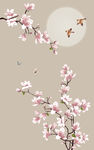 手绘花鸟