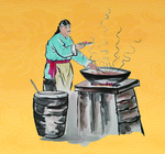 手绘古人