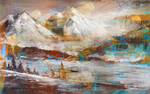 抽象油画
