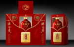 白酒包装设计平面图&效果图