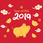 2019猪年新春元素