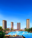 地产高端湖景
