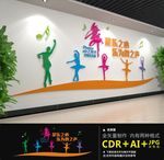 舞蹈文化墙