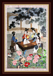 国画古代仕女海报