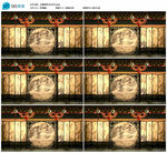 古代室内厅堂屏风 舞台背景视频