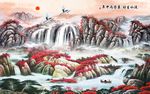 中国画山水