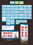 学校企业酒店等厨房所有标识广告