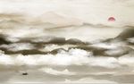 现代简约大理石背景墙