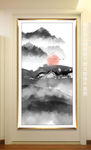 抽象山水