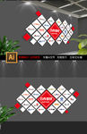 企业合作伙伴文化墙布置