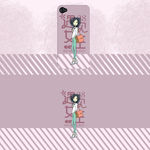 时髦女子手机壳设计