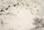 梨花水墨