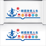 阅读文化墙