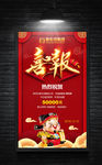 车贷房贷贷款公司喜报设计