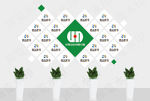 LOGO墙矢量模板