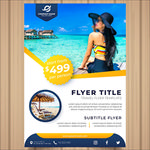 精典旅行社旅游公司海报