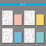 最新韩版清新手绘线描生活本