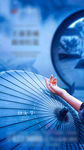 中式地产妇女节节日微信海报