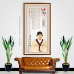 中国古代十大名医挂画之皇甫谧