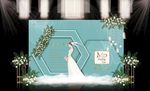 蓝色系婚礼