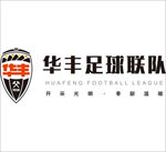 华丰足球队横版logo矢量