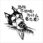 恶搞二哈印刷图