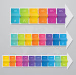 箭头发展图表演示