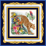 方巾抽象印花图案