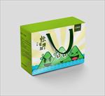 过节礼品端午节粽子包装展开图