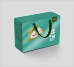 通用端午节粽子礼盒包装展开图