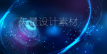炫彩 晕染 粒子 抽象背景 海