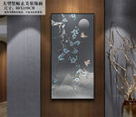玄关花鸟画 大型现代花鸟挂画