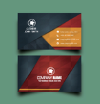 几何质感高档名片