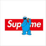 恶搞supreme印花矢量图