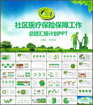 社区医疗保险保障工作总结PPT