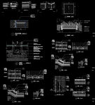 园林景观小品建筑施工图